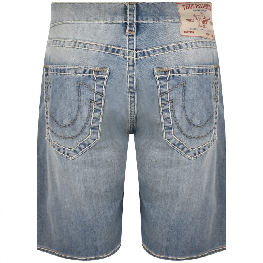 True Religion Bobby Super T Shorts Blue | Mainline Menswear us